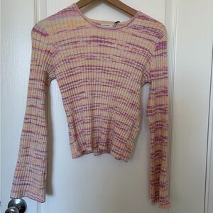 Sincerely Jules Pastel Striped Long Sleeve Top